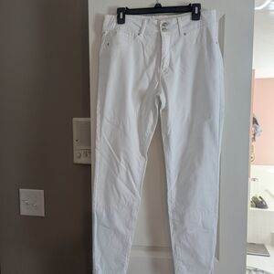 Women's White Straight Leg Pants